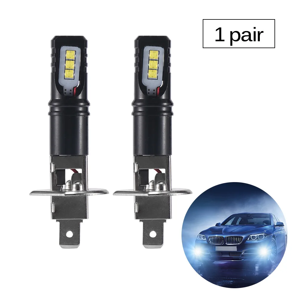 

TiOODRE H1 LED Fog Light H1/H3/H7/H11/9005/9006 1600LM 6500K LED Fog Light HeadLight Bulb 160W
