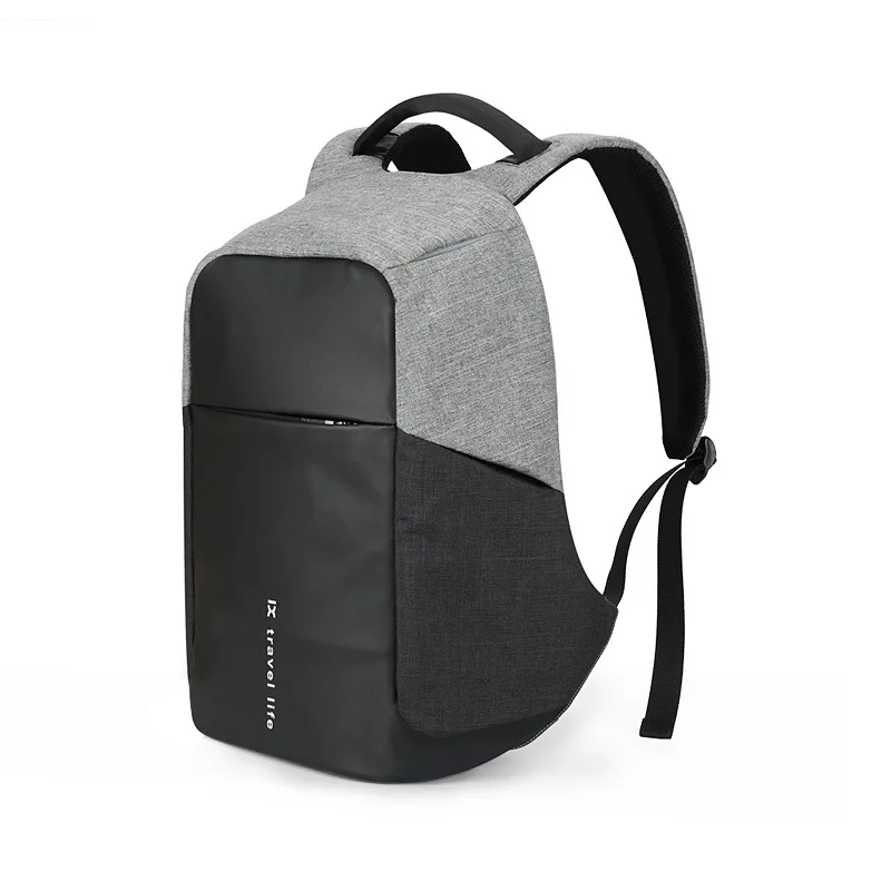 Рюкзак мужской для ноутбука 15 дюймов с USB-зарядкой и защитой от кражи | Автомобили