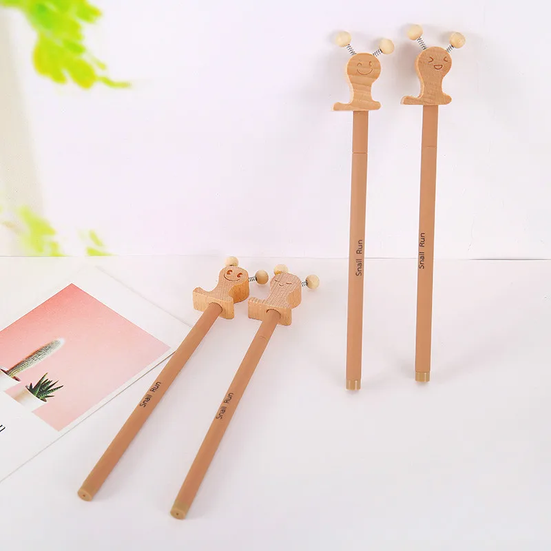 24 шт. креативные милые канцелярские принадлежности Мягкий Silica гелевый улиточный