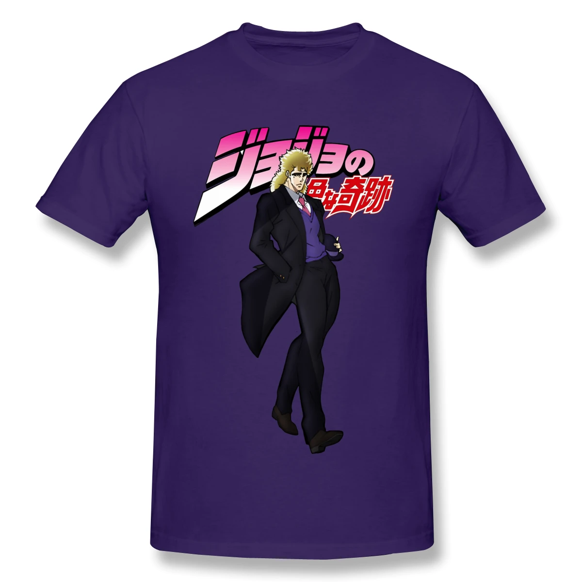 Jojo экстравагантная футболка adventure Красная Футболка rotor E.O. Speedwagon Мужская мода с