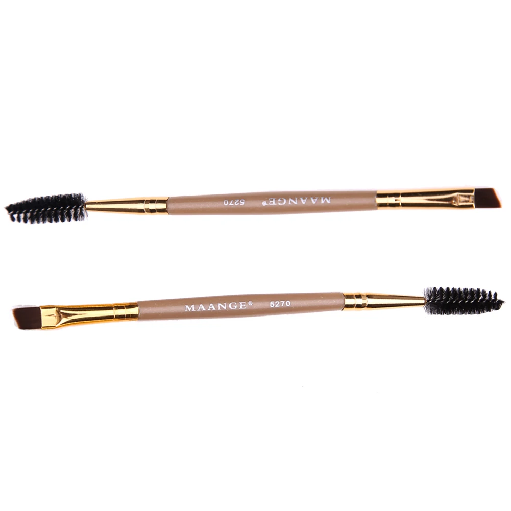 

1/3 pcs Professional Double Head Eyebrow Brush Comb Eyeshadow Powder Eyelashes Cosmetics Makeup Brushes Makeup Beauty Tools