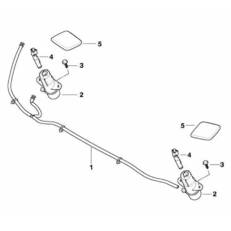 

FS-Front Bumper Headlight Washer Nozzle Cover for X6 E71 2008-2011 51657052427 51657052428