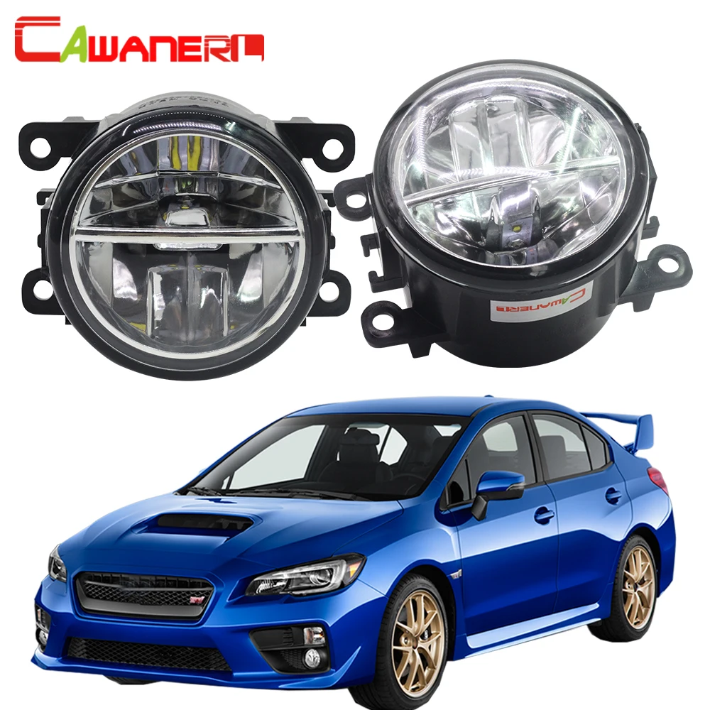 Cawanerl 2 шт. автомобиль светодиодный лампы Противотуманные фары светильник Дневной
