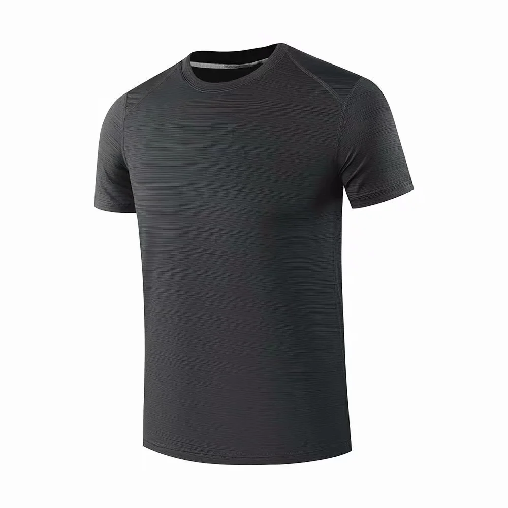 

2021 New Fashion Polyester T Shirt Men Running Sports Tshirt Workout Skinny Tee Shirt Summer Male Training Tee Tops Clothing