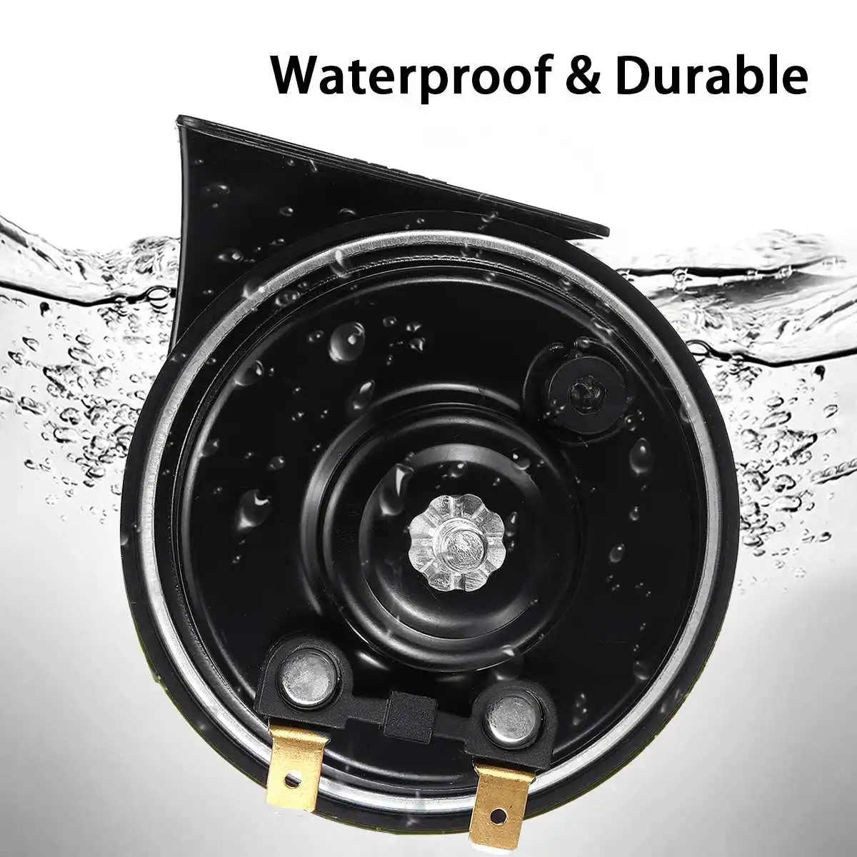 Звуковой сигнал 800 дБ 2 шт. двухцветный для автомобиля улитки | Автомобили и