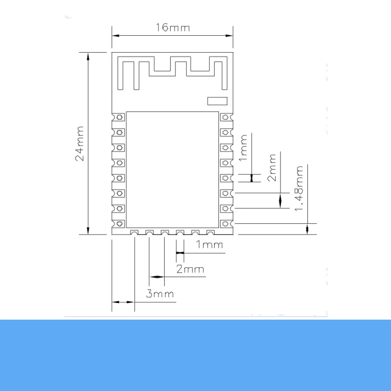 5 шт./лот ESP-12F Wifi модуль ESP8266 серийный к Беспроводная Прозрачная передача 802 11 b/g/n DIY