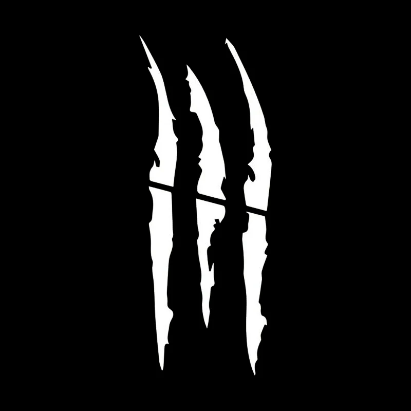 

Popular Hot Sell Car Stickers Monster Scratch Claw Marks Funny Carbon Fiber Sticker on Auto Creative Vinyl Decal KK13*12cm