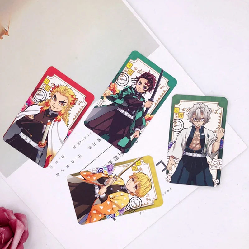 

10Pcs/Set for Demon Slayer Cartoons Anime Kimetsu No Yaiba Kamado Tanjirou Nezuko Photocard Character Card For Gift Collection
