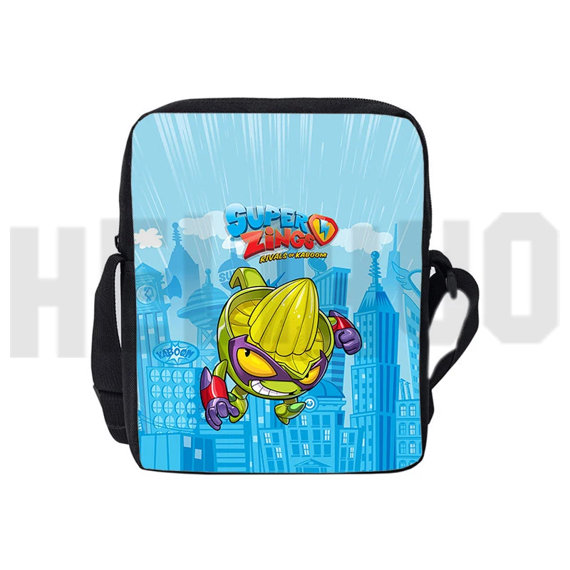 

2021 Children Super Zings Kindergarten Shoulder Bag Child Superzings Bookbag Toddler Cartoon Handbag Kids Kawaii School Supplies