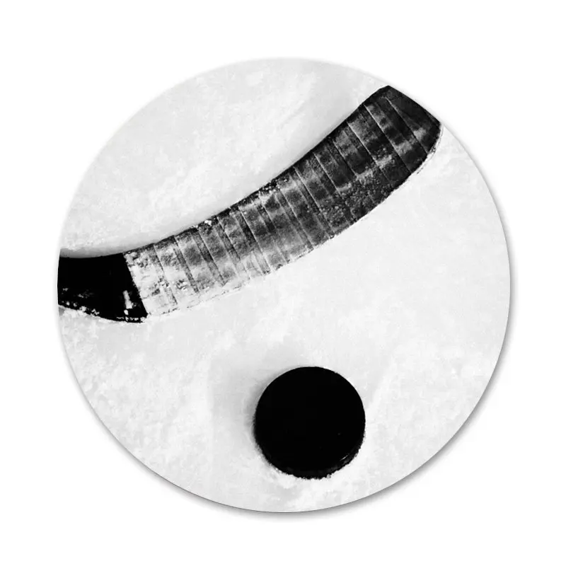 I love ICE Hockey Icons Pins Badge Decoration Brooches Metal Badges For Backpack |