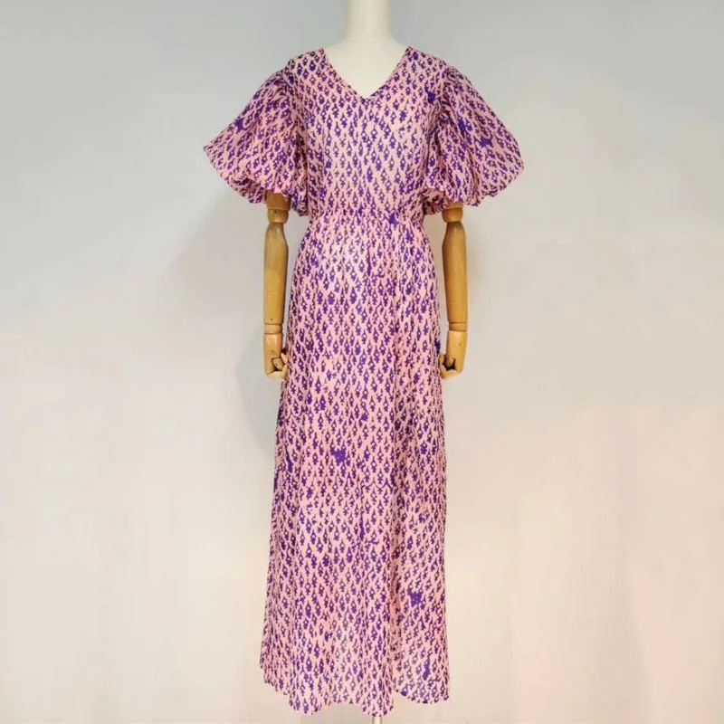 

DEAT Women Dress New Round Neck Long Sleeve Loose Fit Fashion Tide Spring And Autumn 2021 7E1033