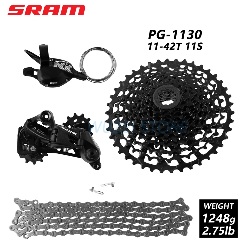 SRAM GX NX 11 скоростной переключатель комплект групп 1x11s задний переключатель триггерный переключатель передач PG1130 11-42T XG1150 10-42T маховик цепи костюм