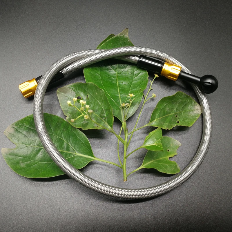 

2020 New Aerospace aluminum alloy 500 cm To 2400 cm Hydraulic Reinforced Motorcycle brake Hose Braided Motorcycle brake tubing