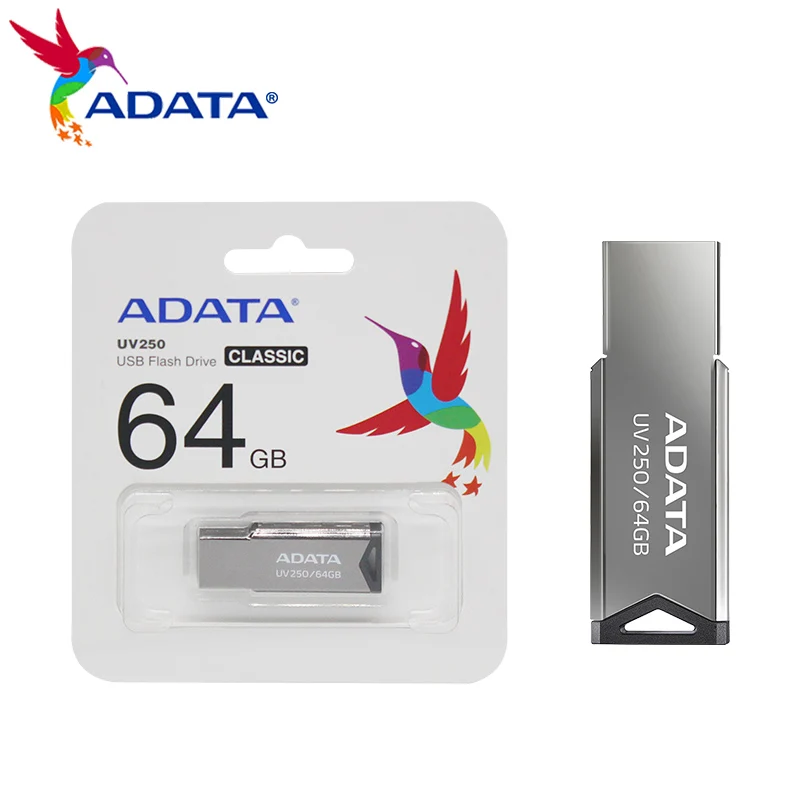 USB-флеш-накопитель Adata 2 0 металлический на 16/32/64/100% ГБ | Компьютеры и офис