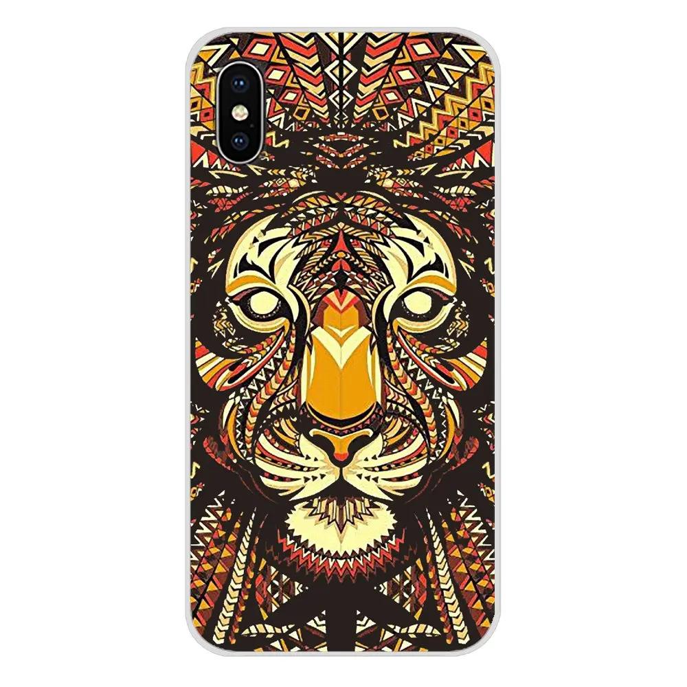 Чехол из ТПУ со светящимися животными слоном волком тигром для Samsung Galaxy S3 S4 S5 Mini S6