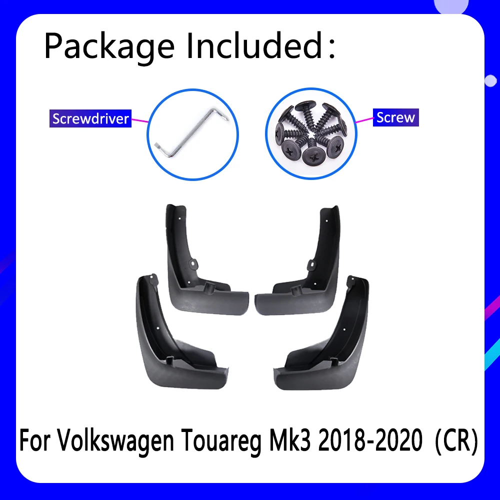 Брызговики для Volkswagen VW Touareg MK3 CR 2018 2019 2020 автомобильные аксессуары брызговик