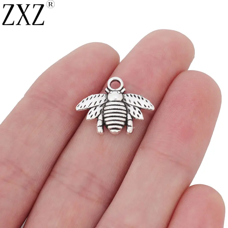 ZXZ 50 шт. пчела Шмель насекомые Очаровательные Подвески для бус ожерелья браслет