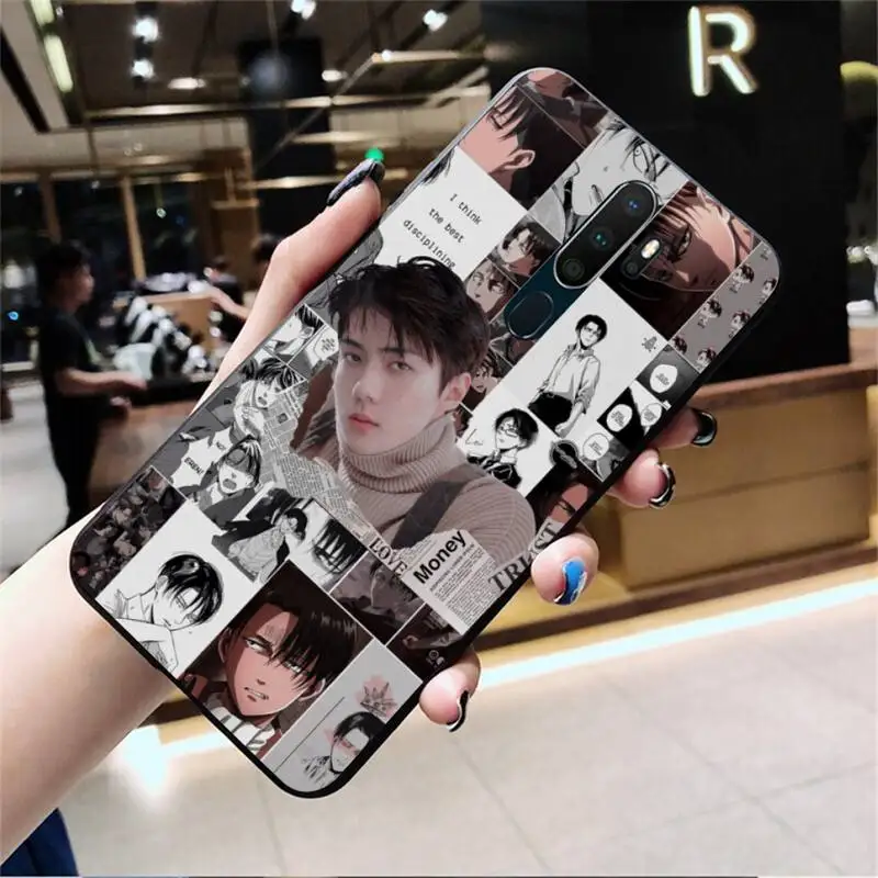 Чехол-накладка для Oppo A5 A9 мягкий чехол телефона из ТПУ Reno2 z Renoace 3pro Realme5Pro SEHUN CHANYEOL EXO