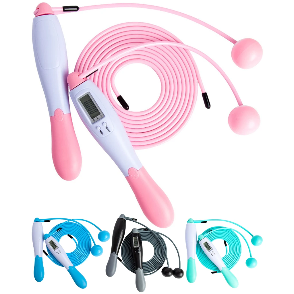 

Умная Скакалка с счетчиком калорий, Беспроводная Скакалка с цифровым счетчиком калорий, для упражнений, для женщин