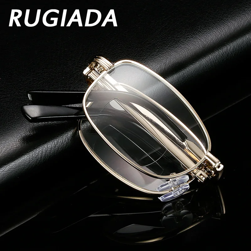 RUGIADA сплав анти УФ Складные очки для чтения мужской и женский оптический