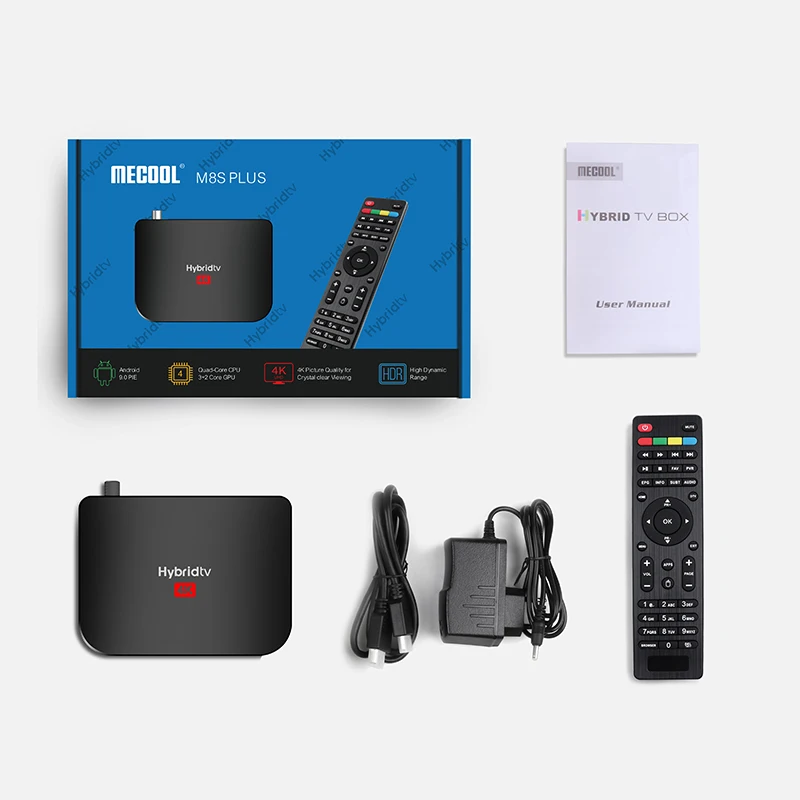 ТВ-приставка Mecool M8 Plus DVB T2 Двухрежимная ОС Android 9 0 Amlogic S905x2 2 ГБ 16 | Электроника