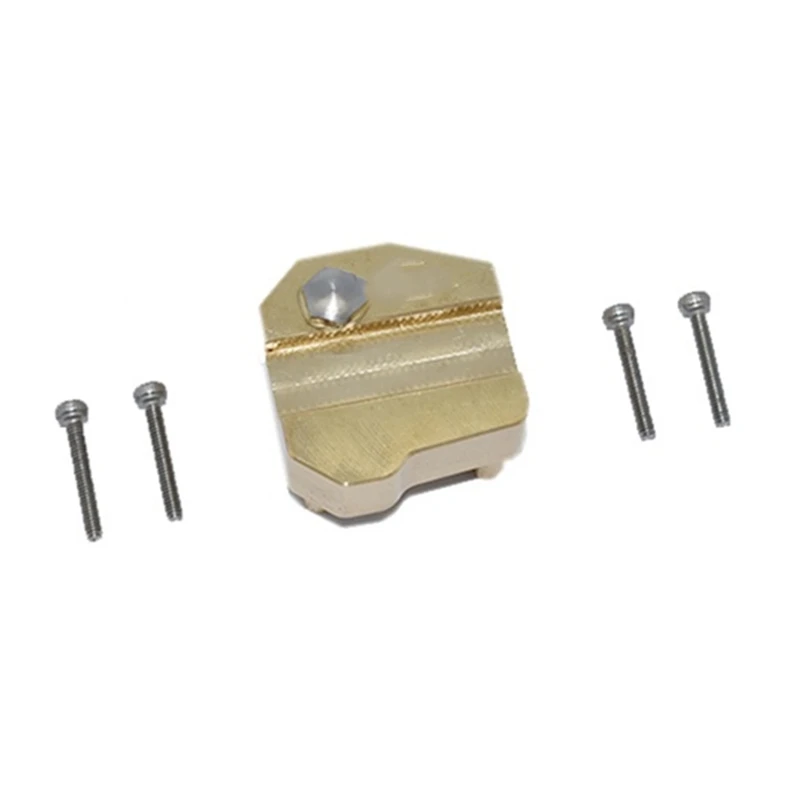 

Brass Copper Front Rear Universal Axle Cover Weight 68G for 1/10 RC Crawler Car AXIAL SCX10 III AXI03007 Upgrade Parts