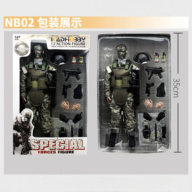 NB01 NB02 NB03 NB04 NB05 масштаб 1/6 Мужская фигурка модель военный армейский боевой спецназ