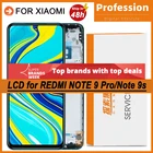 100% Оригинальный 6,67 ''IPS дисплей для Xiaomi Redmi Note 9 Pro ЖК сенсорный экран Note 9s дигитайзер Запасные части + Сервисный пакет