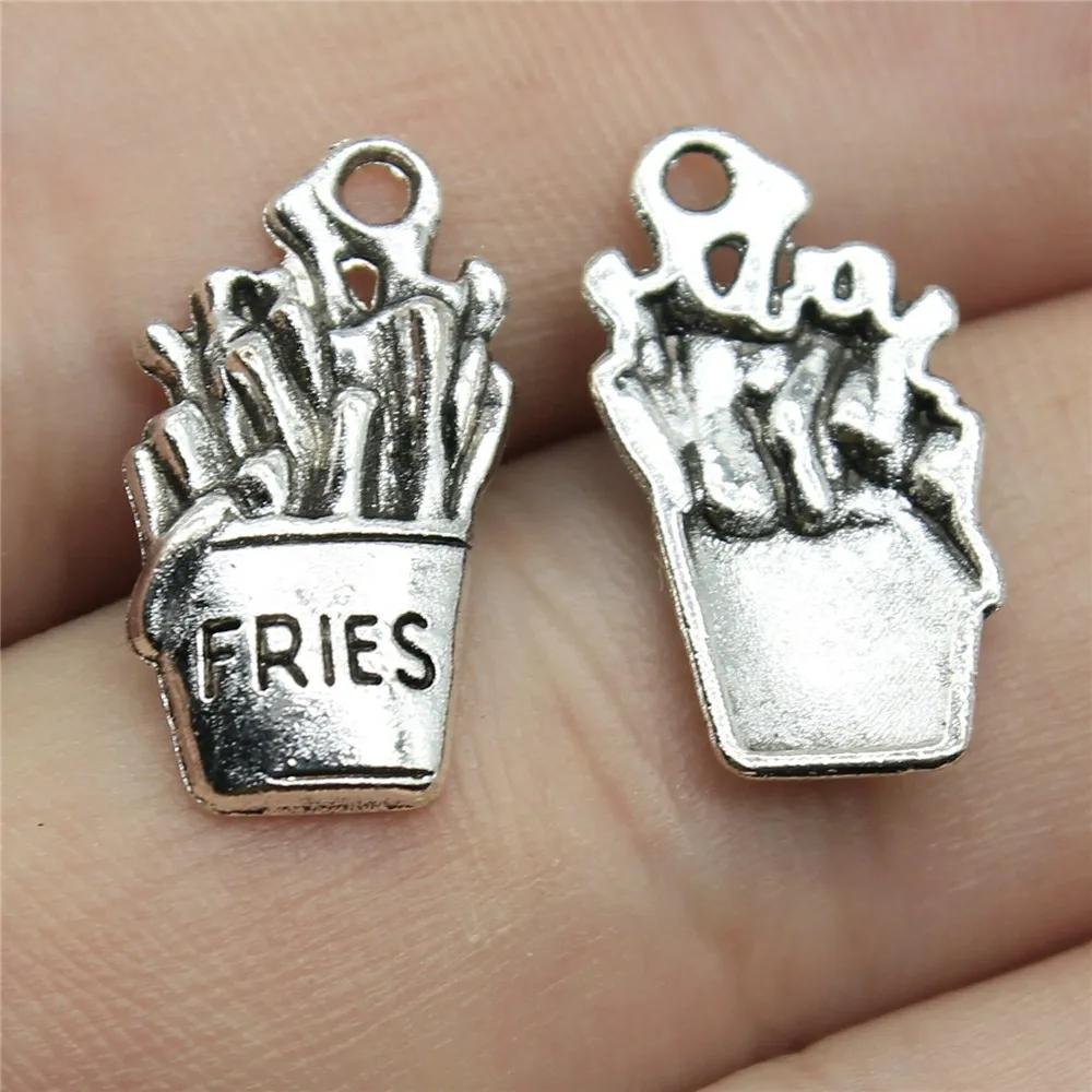 Подвески в виде картошки фри для изготовления украшений подвески античном стиле