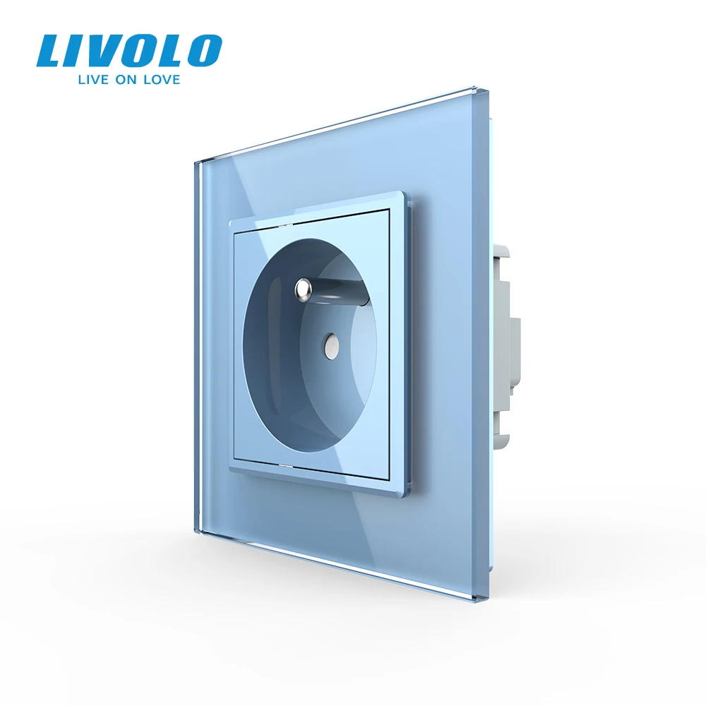 Розетка Livolo розетка настенная из хрустального стекла 16 А стандарт ЕС |