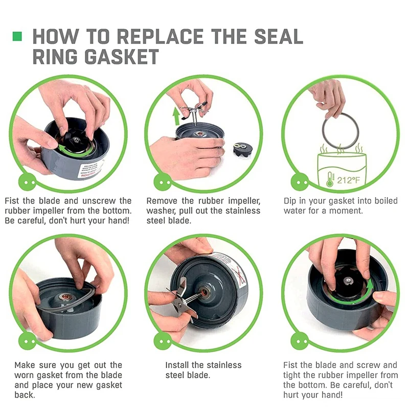 Запасные части для чашки 32 унции лезвия и уплотнительного кольца запасные