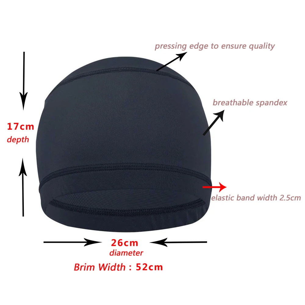 

Balaclava Headwear Cool Cycling Cap Cooling Helmet Liners Skull Cap Elastic Anti-sweat Quick Drying Breathable Beanie Cap Unisex