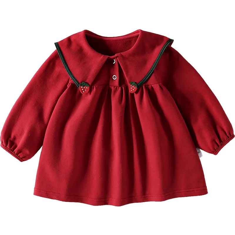 

Spring Autumn Girl Dress Christmas Party Long Sleeve Children Clothes Kids Dress for Girls New Year Clothing Flower Girl Dresses
