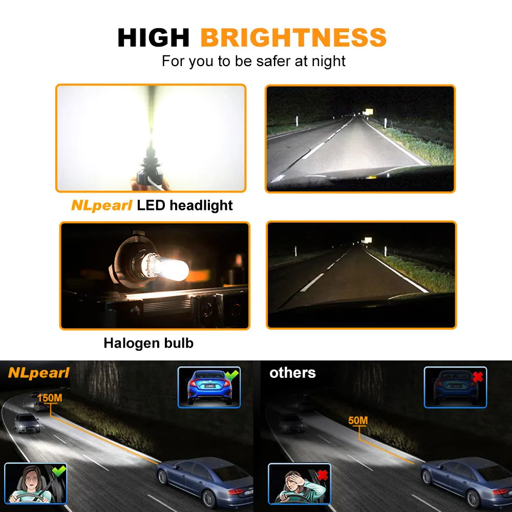 

Led Headlight Canbus For Skoda Karoq Kodiaq Octavia Rapid Led Headlight Kit Bulbs Fog Light Led High Beam Low Beam 2004-2021