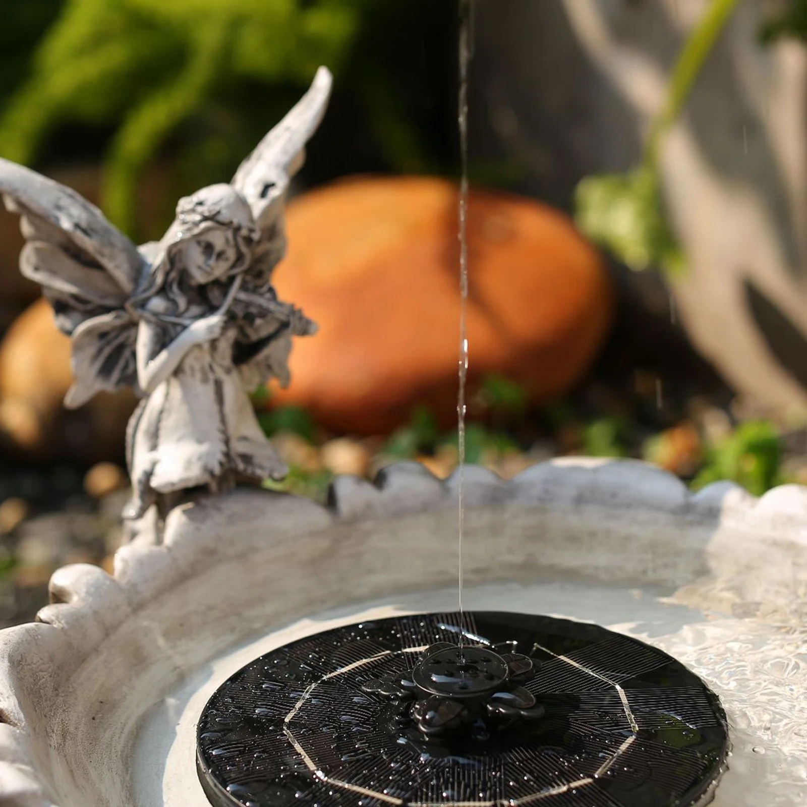 

Solar Powered Bird Bath Fountain Pump Floating Pool Garden Patio Fish Tank