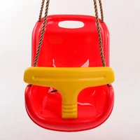 3 in 1 indoor and outdoor childrens safety and health swing children toys baby seat swing high back pe plastic basket fun game