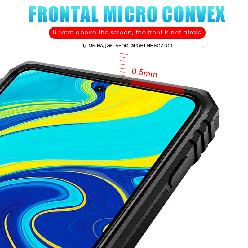 Luxury Armor Shockproof Case For Xiaomi Redmi Note 7 8 9 Pro Max 7A 8A 8T 9T K30 CC9e A3 Lite Silicone Bumper Cover | Мобильные