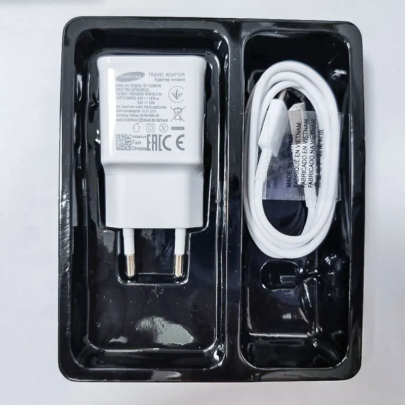 Original Samsung Fast Charger 9v/1.67a Charge Adapter Usb c Cable Galaxy s8 s9 s10+ s20 note 10 9 8 a20 a30s a40 a50 a51 a60 a70