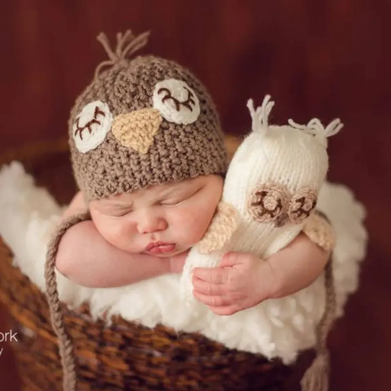 2019 Новая Одежда для новорожденных аксессуары реквизит фотосъемки ручное вязание