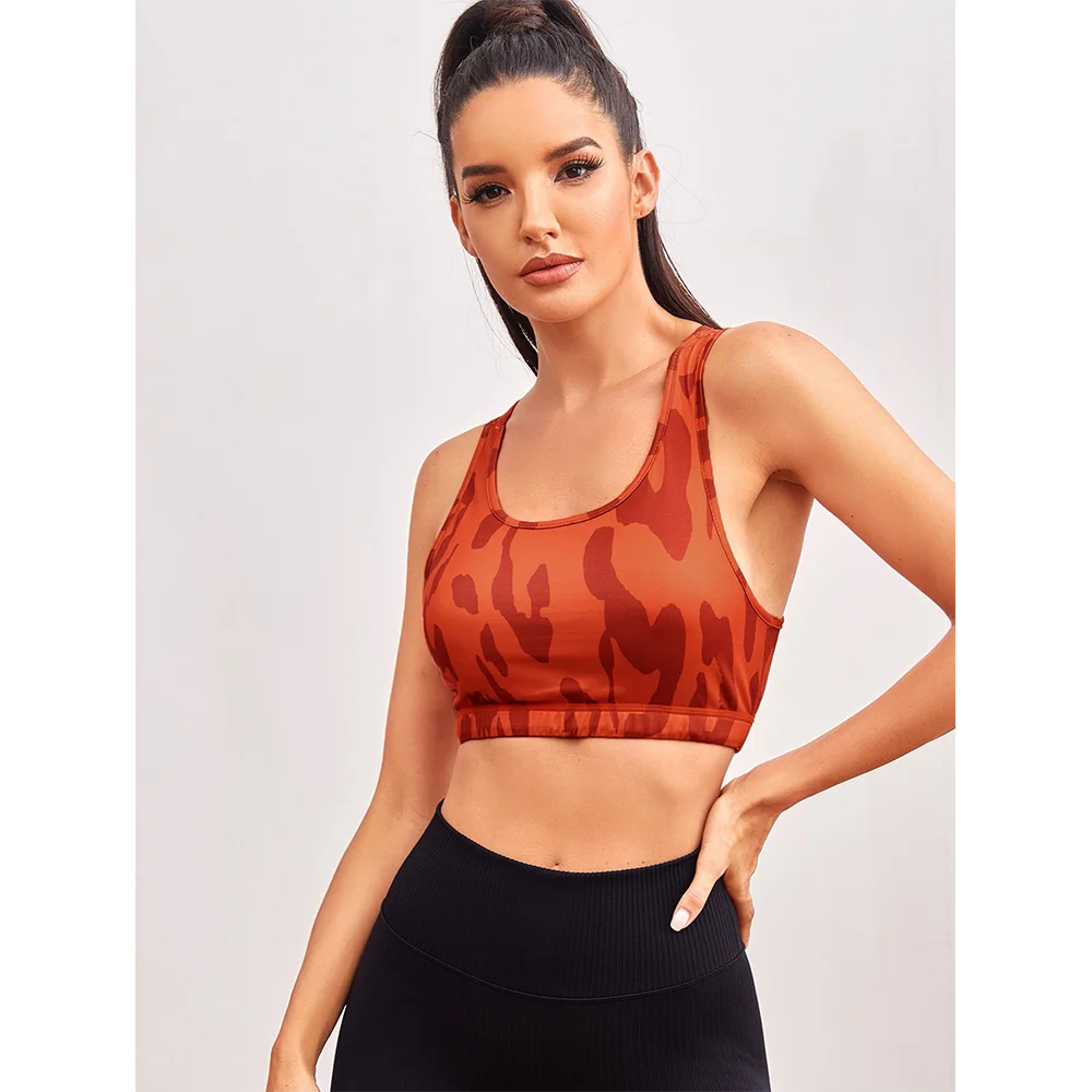 

Women Sports Bra Phone Pocket Racerback Full Coverage Shock Proof Seamless Bra - Running Phone Sports Bra
