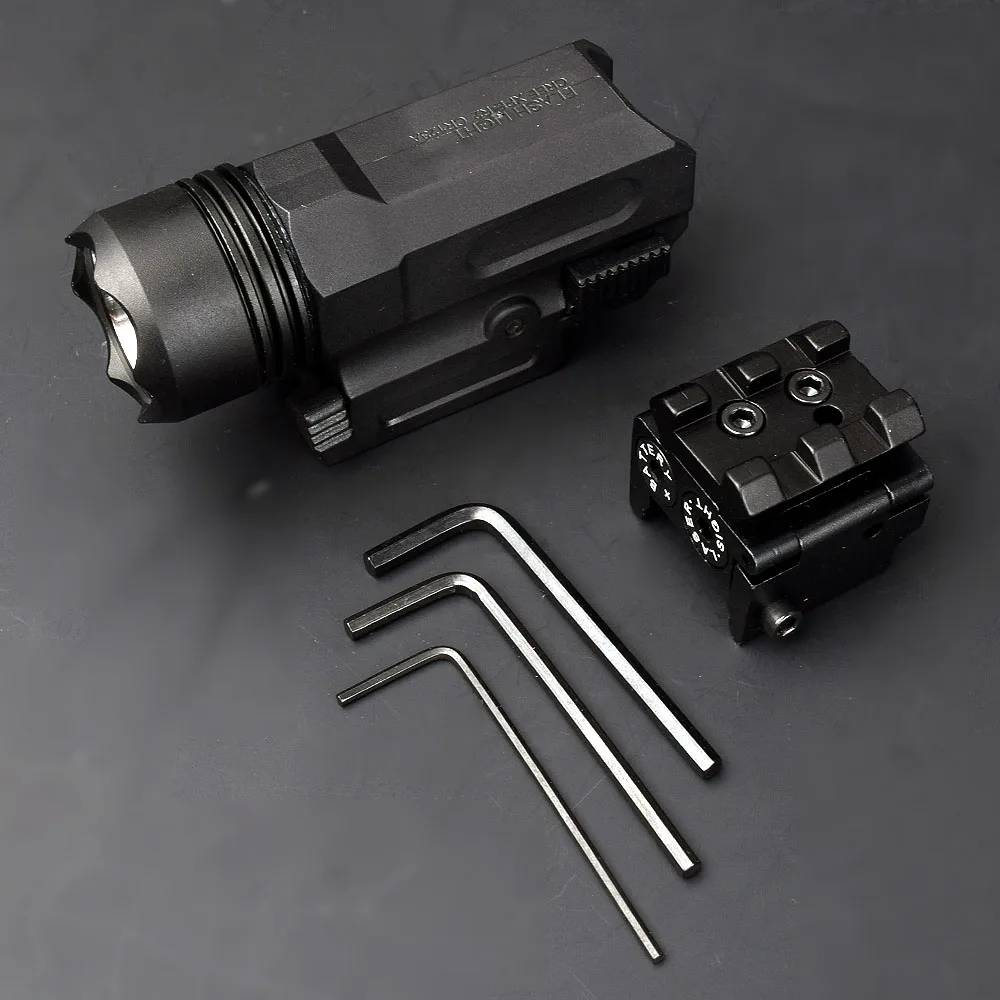 Красный точечный лазерный прицел тактический ручной фонарик для страйкбола