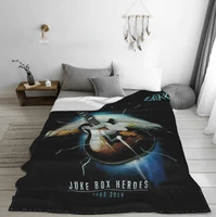 foreigner jukebox heroes official blankets flannel springautumn breathable lightweight throw blanket for bedding