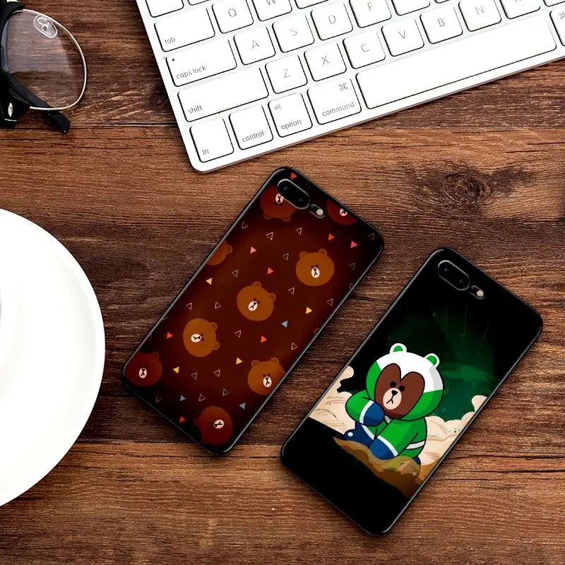 Для iPhone 6 6s 7 8 Plus X XR XS Max 5 5S SE телефон Cas dog Charlie и коричневый мягкий TPU для | Мобильные