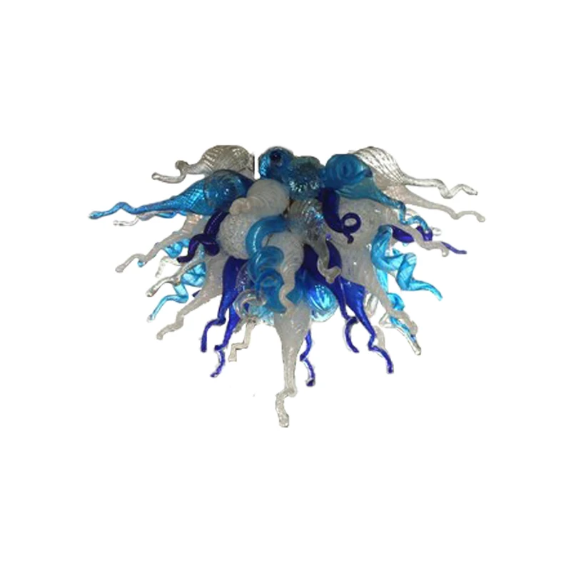 

Hot Sale Modern Decor Clear Chandeliers Mouth Blow Glass Pendant Light Fixtures for Living Room Kitchen Decoration