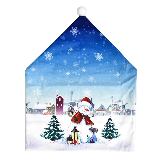 Рождественское креативное украшение принадлежности для стульев Санта Клауса