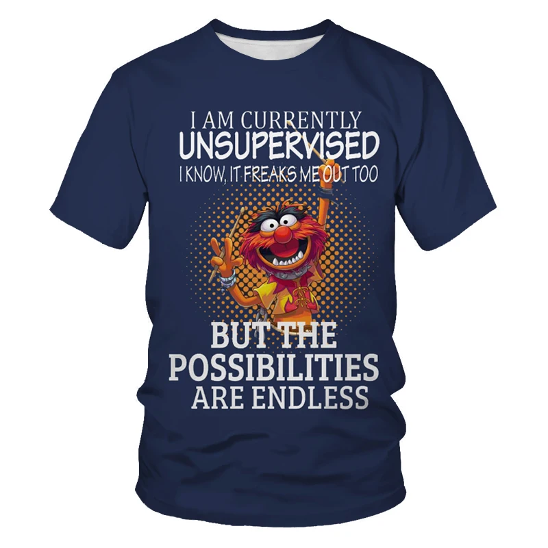 

2021 summer hot sale men's and women's T-shirt fashion 3D funny casual sports T-shirt short-sleeved O-neck T-shirt