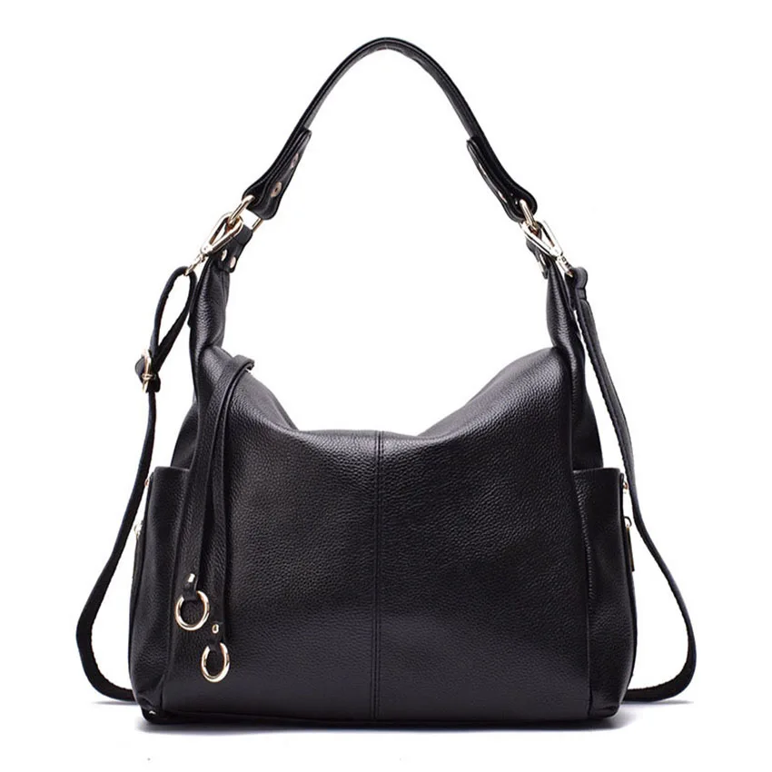 High-grade Cow Leather Handbag for Women's Messenger bags Tote Brand Soft Genuine Leather Shoulder bags Lady Crossbody bag 2020