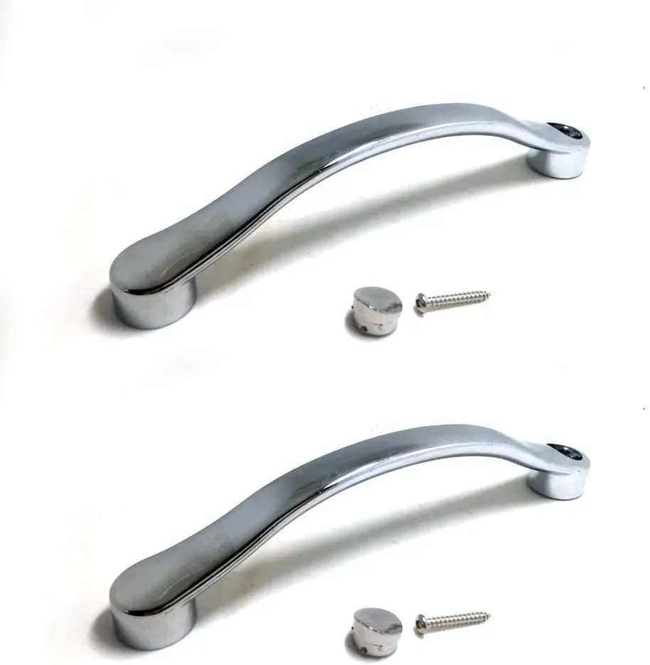 Полированная сменная Хромированная ручка для душа дверная дуги в форме 2 пары как