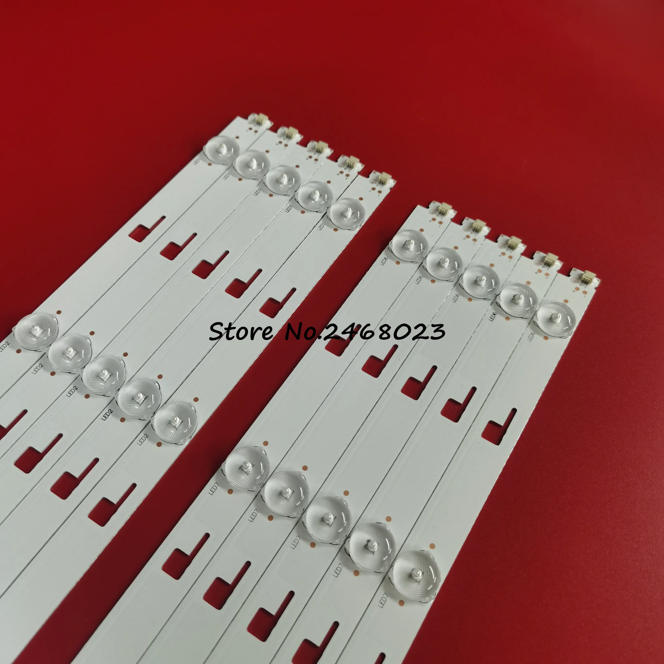 LED Подсветка для KD-55X700D KD-55X8000C KD-55X8005C KD-55X7000D KD-55XD7005 LSY550FN01 SYV5544 SVY550A SVY550AH0-REV00-5LED-L R on.