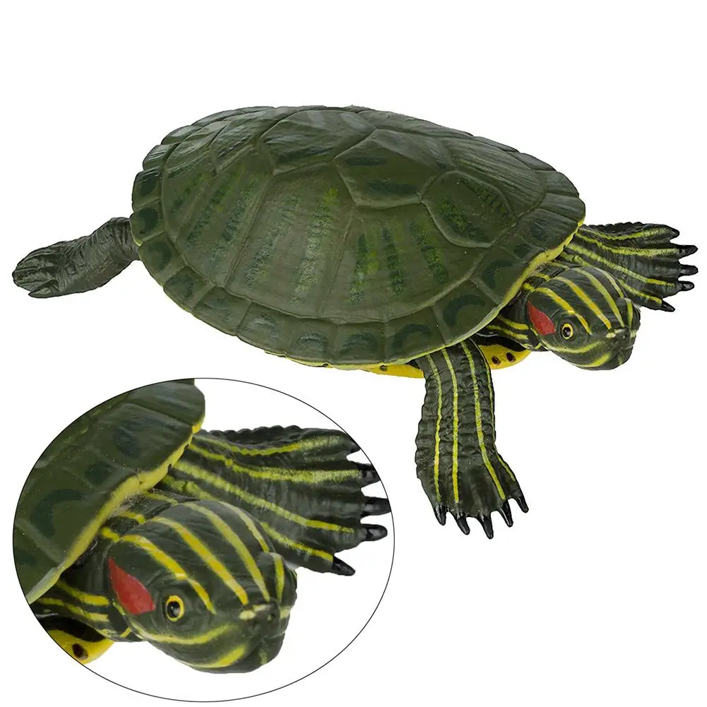 

5.5inch Brazilian Red-Eared Slider Turtle Tortoise Animal Toy Action PVC Figure